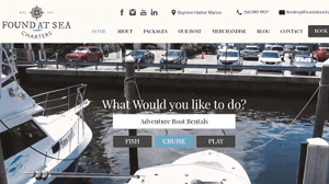 WSI Wins 14 More WMA WebAwards in 2021! 4 Found-At-Sea-Charters-HubSpot-Screenshot